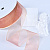 1-1/2"(38mm)Organza  Ribbon 1027лента органза перламутровая 70 ярдов пенка