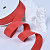 1"(25mm)Polyester Suede Ribbon 765 лента из полиэстеровой замши 19 ярдов мандарин 