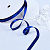 3/8"(9mm)Single Face Satin Ribbon 329 односторонняя сатиновая лента 10 ярдов синяя