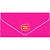 Бумажный конверт бархатный 1 шт БК-00023 фуксия