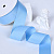 1-1/2"(38mm)Grosgrain ribbon 311 репсовая лента 23 ярда голубая