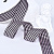 1"(25mm)Gingham Ribbon A022 лента тканевая в мелкую клетку 10 ярдов розово-чёрная