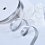 3/8"(9mm)Double Face Satin Ribbon 009 двухсторонняя сатиновая лента 10 ярдов серая