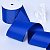 2-1/2"(63mm)Grosgrain ribbon 352 репсовая лента 23 ярда синяя