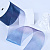 2"(50mm)Organza  Ribbon 3120 лента органза перламутровая 70 ярдов синяя