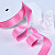 1"(25mm)Single Face Satin Ribbon 156 односторонняя сатиновая лента 10 ярдов фуксия