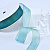 1"(25mm)Organza  Ribbon 4030 лента органза перламутровая 70 ярдов бирюзовая