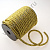 Шнур витой однотонный с люрексом 5 мм 25 м золото MS13