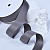 1"(25mm)Twill Ribbon 017 саржевая лента 15 ярдов серая