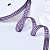 3/8"(9mm)Gingham Ribbon A014 лента тканевая мелкая клетка 10 ярдов сиреневая