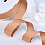 1"(25mm)Grosgrain ribbon 693 репсовая лента 23 ярда бежевая