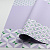 Пленка для цветов 58*58 см 20 шт двухсторонняя с рисунком сиреневая 5
