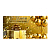 Конверт бумажный "С днём рождения" золотые шары 10 шт 5К-1773