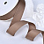 1"(25mm)Grosgrain ribbon 840 репсовая лента 23 ярда коричневая