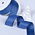 1-1/2"(38mm)Grosgrain ribbon 363 репсовая лента 23 ярда синяя
