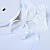 3/8"(9mm)Single Face Satin Ribbon 029 односторонняя сатиновая лента 10 ярдов белая