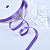 3/8"(9mm)Double Face Satin Ribbon 463 двухсторонняя сатиновая лента 10 ярдов сиреневая