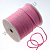 Шнур полиэфирный 3 мм 100 м розовый 08