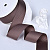 1-1/2"(38mm)Grosgrain ribbon 839 репсовая лента 23 ярда коричневая