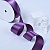 1 1/2"(38mm)Single Face Satin Ribbon 473 односторонняя сатиновая лента 10 ярдов фиолетовая