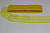 Кружево капрон 4.5 см 15 ярдов ярко-жёлтое