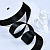 1"(25mm)Single Face Satin Ribbon 030 односторонняя сатиновая лента 10 ярдов чёрный