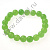 Браслет 12 мм имитация камня нефрит зелёный