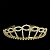 Диадема корона с гребнями цвет золотой 3379