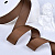 1"(25mm)Grosgrain ribbon 847 репсовая лента 23 ярда коричневая