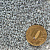 Бисер 12/0 450 г серый 156