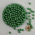 Бусины под жемчуг "Круг" d=6 мм 400 г зеленые L38