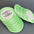 Лента атласная 0,6 см*25 ярдов салатовая 80