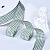 1"(25mm)Gingham Ribbon A072 лента тканевая в мелкую клетку 10 ярдов оливковая