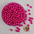 Бусины под жемчуг "Круг" d=6 мм 400 г фуксия L19