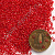 Бисер калиброванный 12/0 100 г красный 3А37