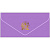 Бумажный конверт бархатный 1 шт БК-00060 сиреневый