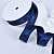 1"(25mm) Grosgrain edge satin Ribbon 370 репсовая лента с сатином 23 ярда синяя