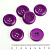 Пуговица 28 мм фиолетовая 10 шт 