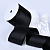 2"(50mm)Grosgrain ribbon 030 репсовая лента 23 ярда чёрная
