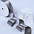 1 1/2"(38mm)Double Face Satin Ribbon 017 двухсторонняя сатиновая лента 10 ярдов серая