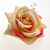 Бутон розы раскрытый бархатный 7 см 20 шт персиковый