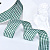 1"(25mm)Gingham Ribbon A076 лента тканевая в мелкую клетку 10 ярдов зелёная