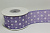 Лента тканевая 4 см 10 ярд "Цветочек" сиреневая 5