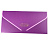 Бумажный конверт бархатный 1 шт БК-035 фиолетовый