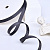 3/8"(9mm)Grosgrain ribbon 077 репсовая лента 23 ярда тёмно синяя