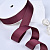 1"(25mm)Grosgrain ribbon 277 репсовая лента 23 ярда вишнёвая