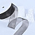 2"(50mm)Organza  Ribbon 0097 лента органза перламутровая 70 ярдов серая