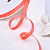 3/8"(9mm)Grosgrain ribbon 600 репсовая лента 23 ярда коралловая