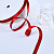 3/8"(9mm)Single Face Satin Ribbon 250 односторонняя сатиновая лента 10 ярдов красная