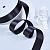 1"(25mm)Single Face Satin Ribbon 077 односторонняя сатиновая лента 10 ярдов графитовый